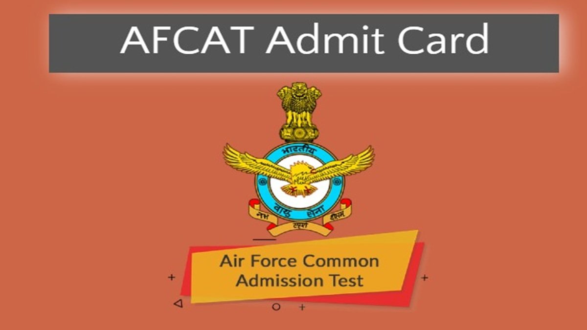 AFCAT 1, 2026 admit card