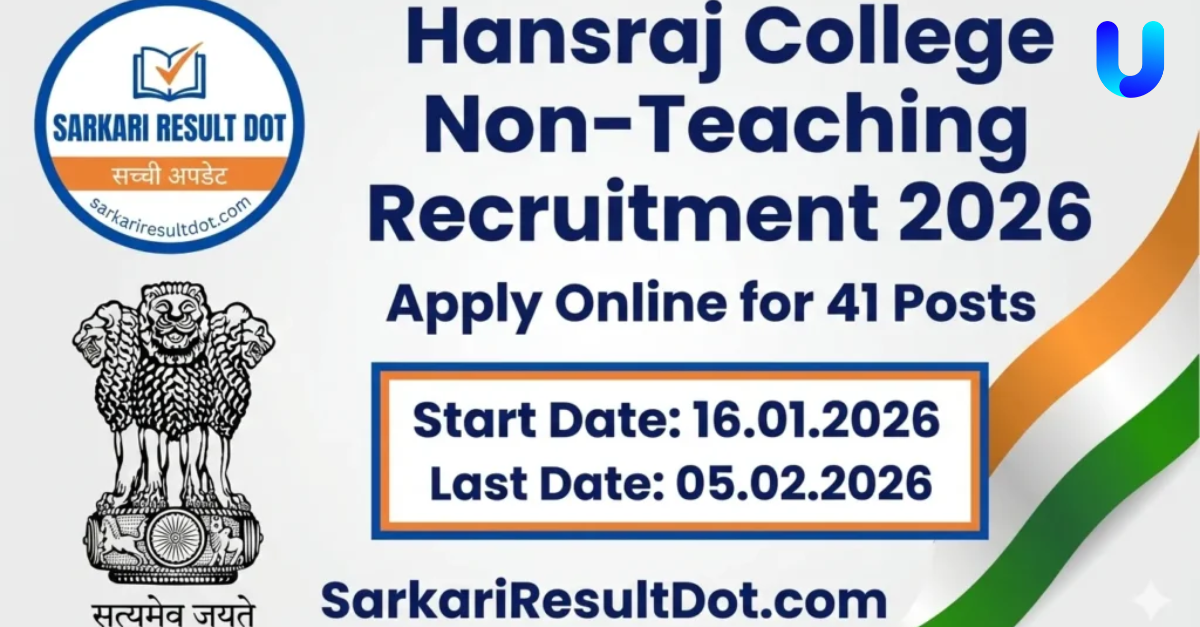 Non-Teaching Jobs Open at Hansraj College